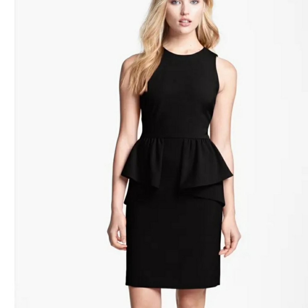 Michael Kors Sleeveless Peplum Dress
